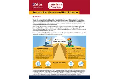 Personal Risk Factors And Heat Exposures
