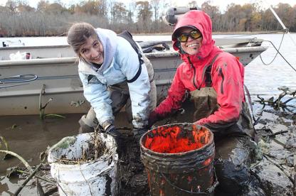 Working in Mud
